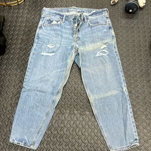 High Rise Slouchy Taper Jeans